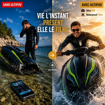 ULTIPOV — La Caméra POV Mains Libres N°1  Au Monde