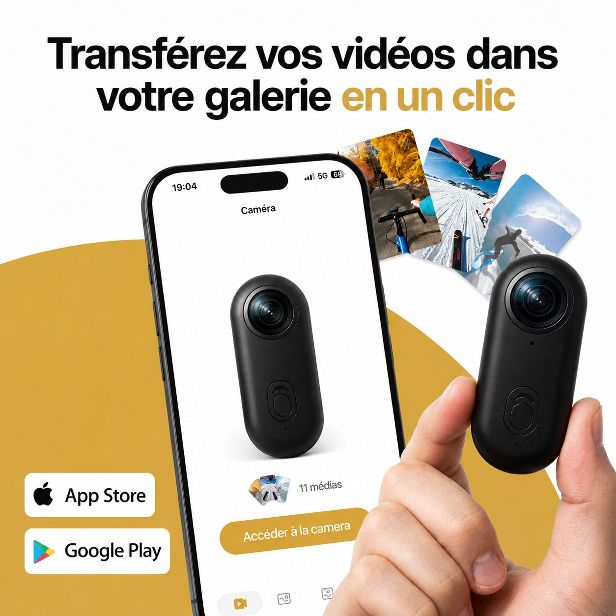 ULTIPOV — La Caméra POV Mains Libres N°1  Au Monde